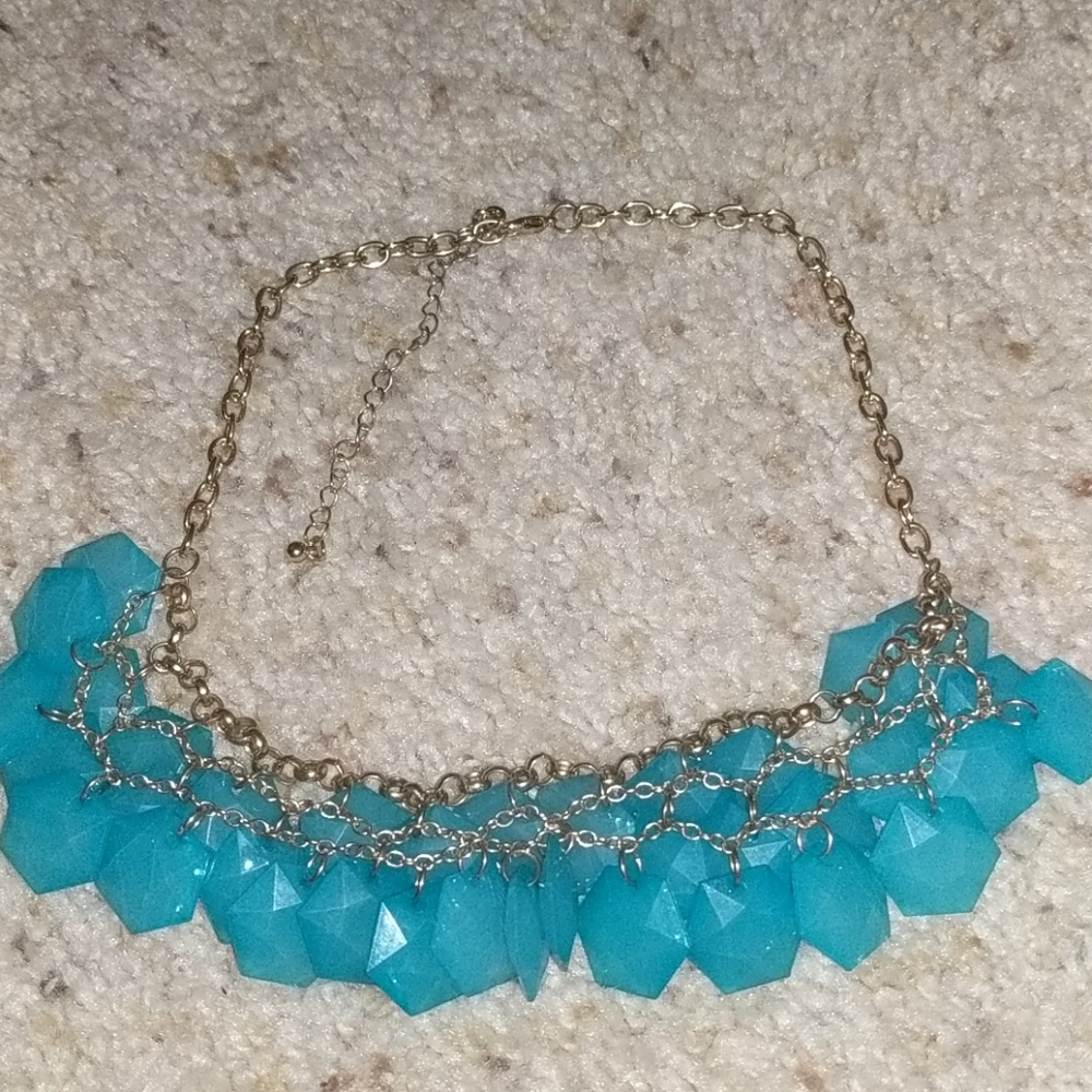 Blue stone necklace - Picture 2 of 2